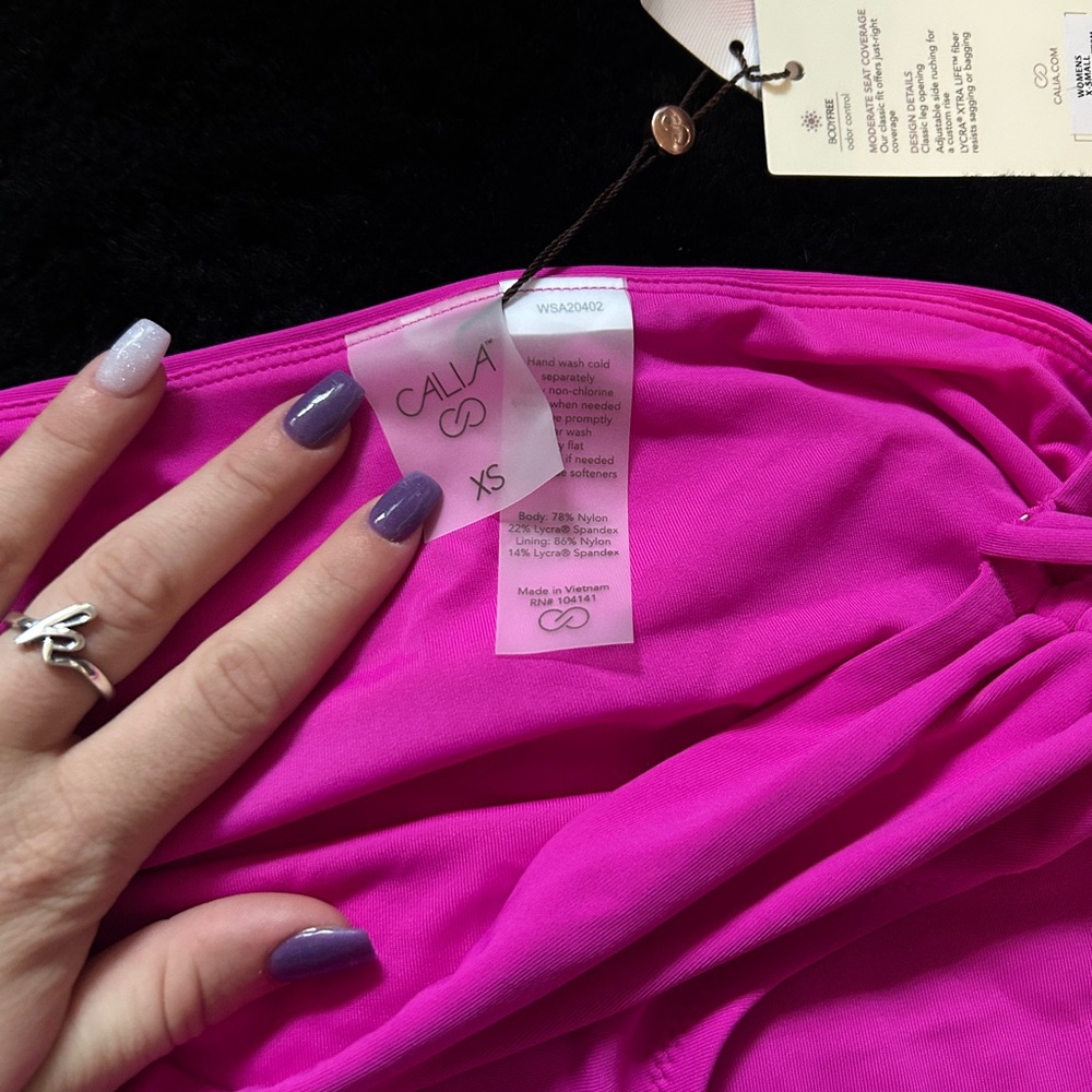 CALIA swim collection, adjustable rise bikini bottom